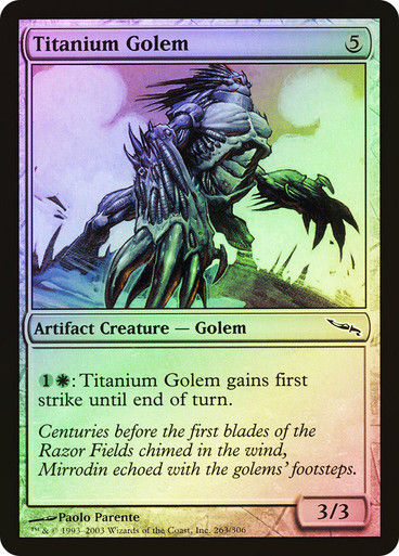 Titanium Golem (MRD) (263) / Foil