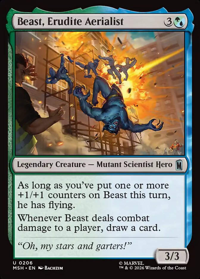 Beast, Erudite Aerialist (MSH) (206)