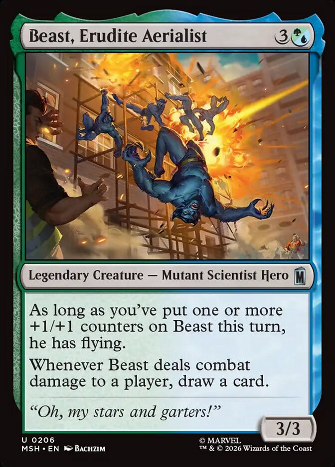 Beast, Erudite Aerialist (MSH) (206)