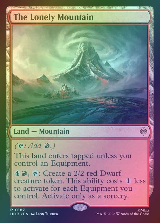 The Lonely Mountain (HOB) (187) / Foil