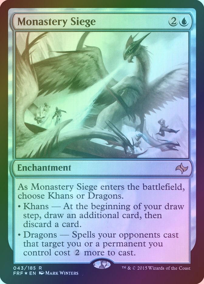 Monastery Siege (FRF) (43★) / Foil