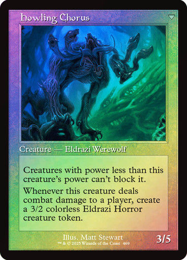 Shrill Howler // Howling Chorus (INR) (469) / Foil Retro — cara 2 de 2