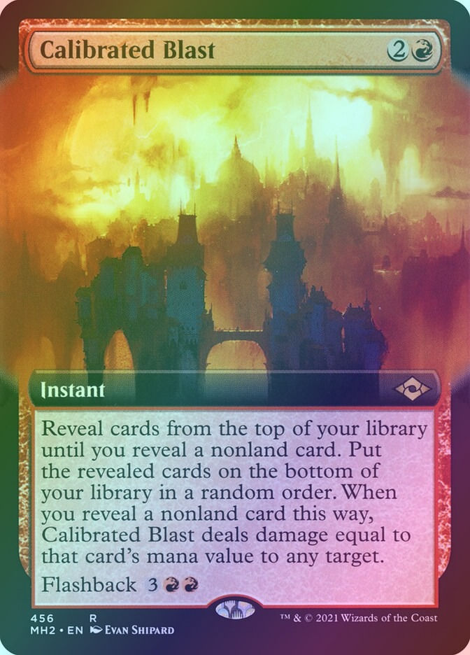 Calibrated Blast (MH2) (456) / Extended Art / Foil