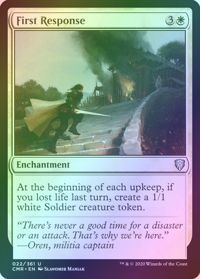 First Response (CMR) (22) / Foil