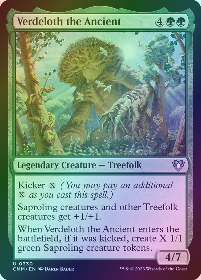 Verdeloth the Ancient (CMM) (330) / Foil