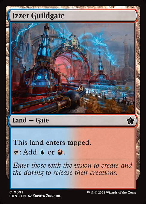 Izzet Guildgate (FDN) (691) (Starter)