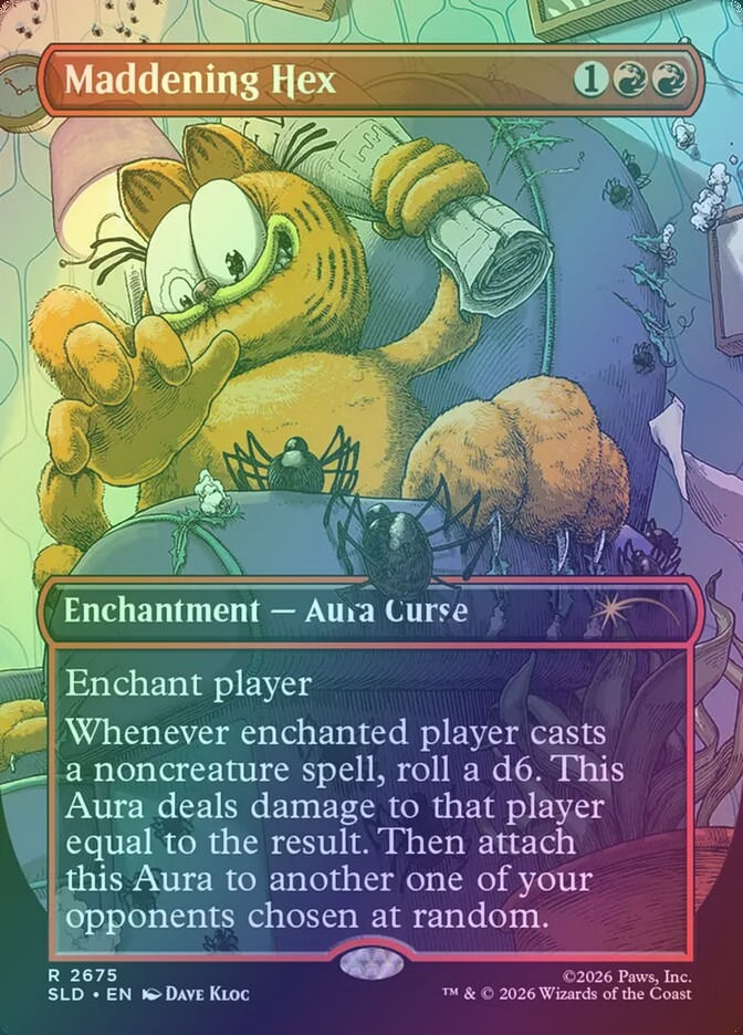 Maddening Hex (SLD) (2675) / Borderless / Foil
