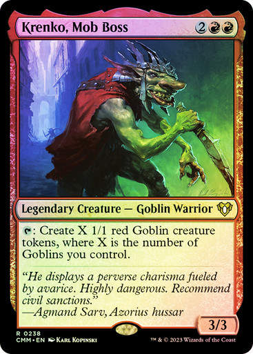 Krenko, Mob Boss (cmm) / Foil
