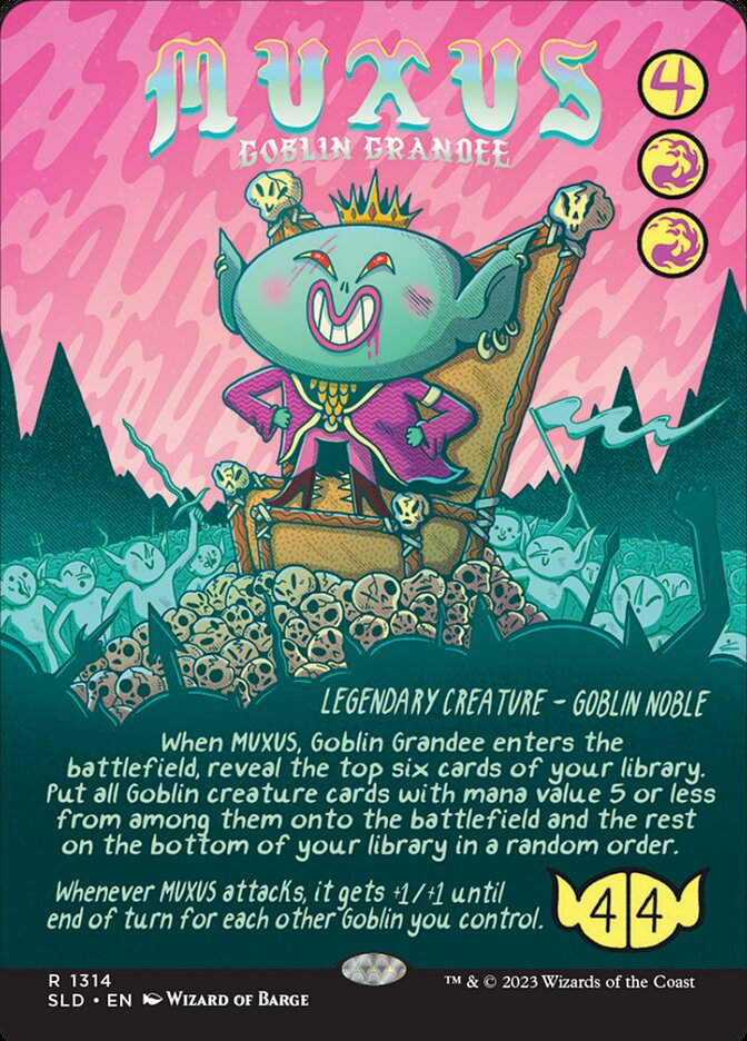 Muxus, Goblin Grandee (SLD) (1314) / Borderless
