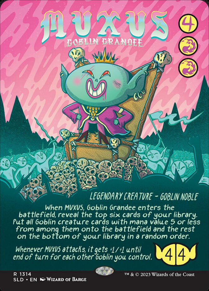 Muxus, Goblin Grandee (SLD) (1314) / Borderless