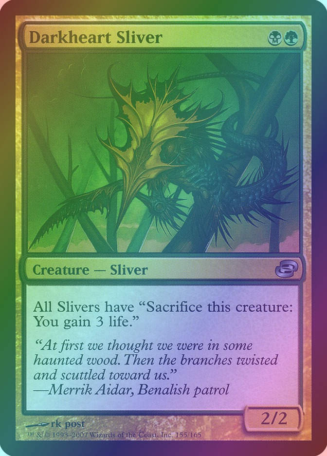 Darkheart Sliver (PLC) (155) / Foil