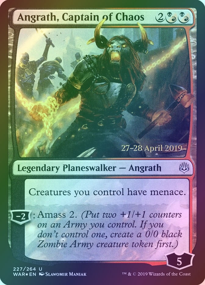 Angrath, Captain of Chaos (PWAR) (227s) / Foil