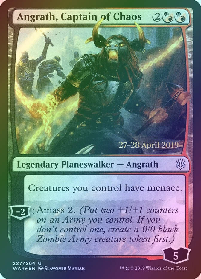Angrath, Captain of Chaos (PWAR) (227s) / Foil