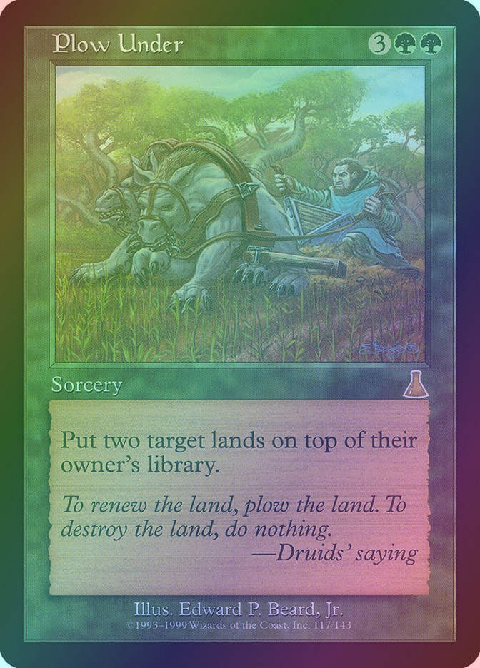 Plow Under (UDS) (117) / Foil