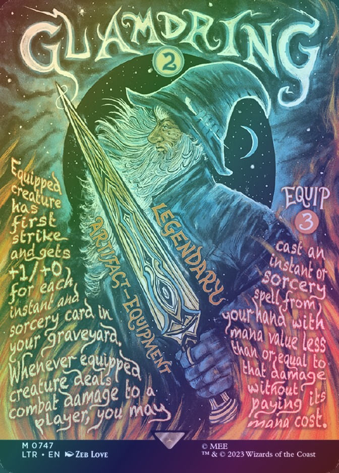 Glamdring (LTR) (747) / Borderless / Foil