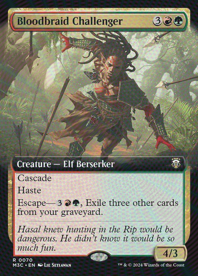Bloodbraid Challenger (M3C) (70) / Extended Art / Ripple Foil