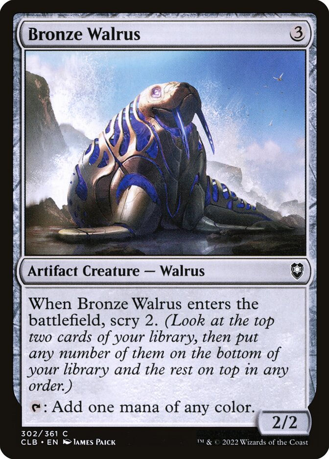 Bronze Walrus (CLB) (302)