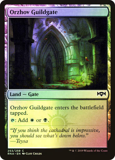 Orzhov Guildgate (RNA) (253) / Foil