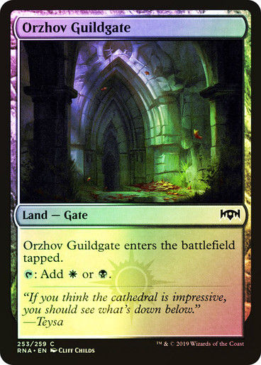Orzhov Guildgate (RNA) (253) / Foil