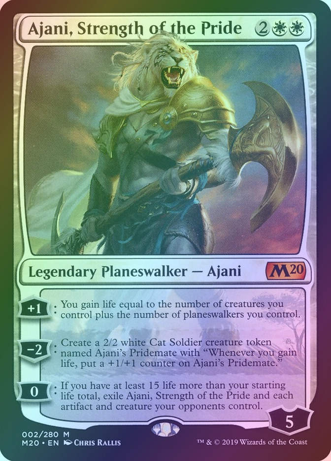 Ajani, Strength of the Pride (M20) (2) / Foil