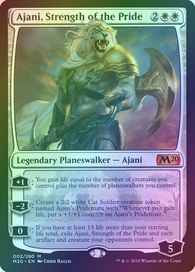 Ajani, Strength of the Pride (M20) (2) / Foil