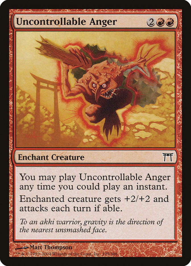 Uncontrollable Anger (CHK) (195)