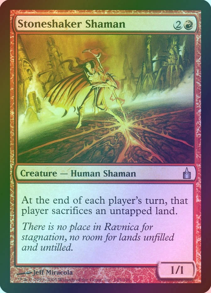 Stoneshaker Shaman (RAV) (145) / Foil
