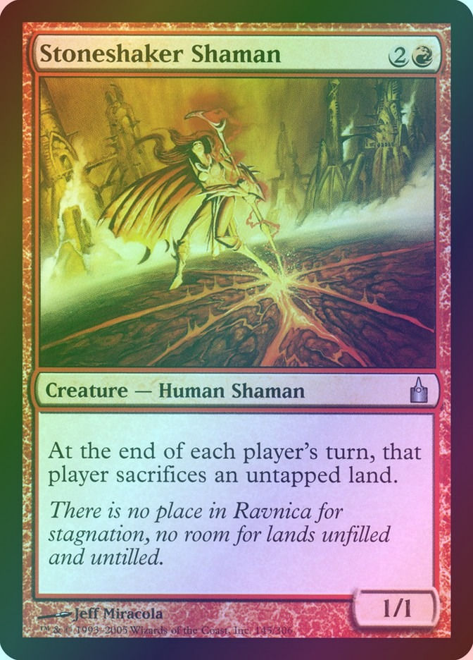 Stoneshaker Shaman (RAV) (145) / Foil