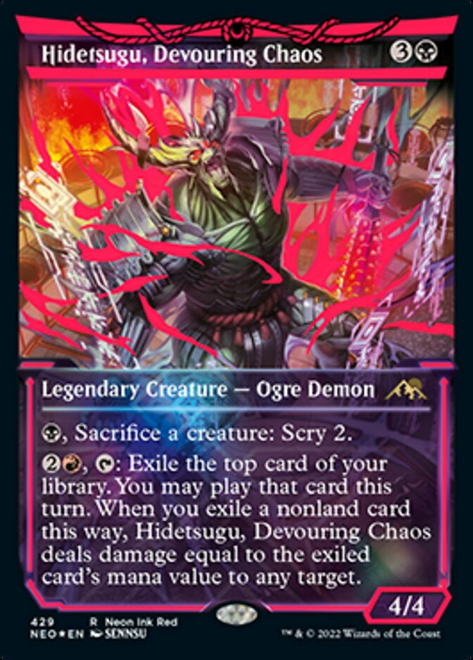 Hidetsugu, Devouring Chaos (Pink) (NEO) / Extended Art