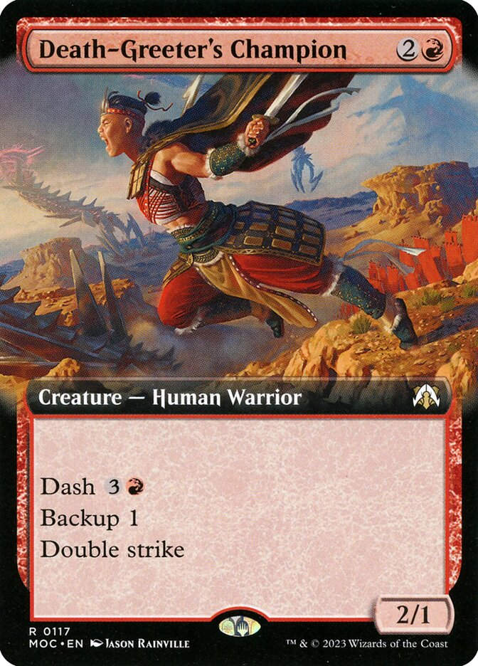 Death-Greeter's Champion (MOC) (117) / Extended Art