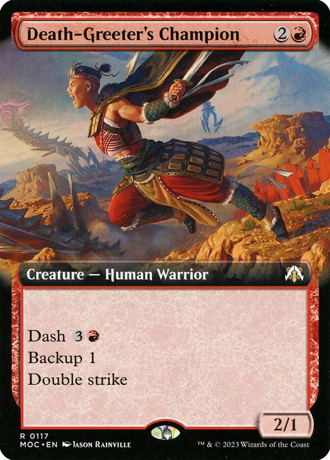 Death-Greeter's Champion (MOC) (117) / Extended Art