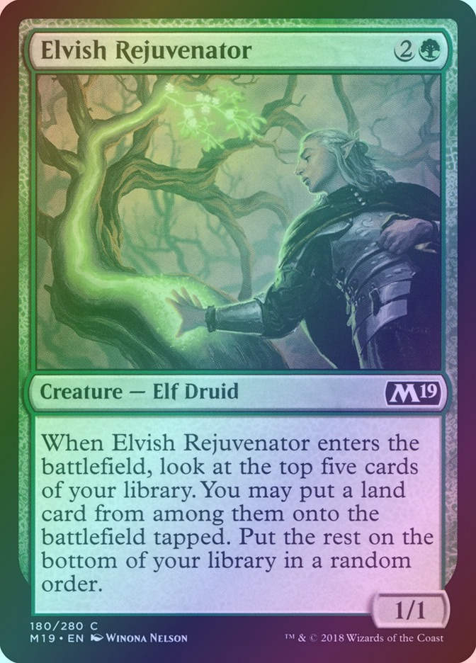 Elvish Rejuvenator (M19) (180) / Foil