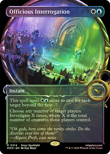 Officious Interrogation (mkm) (314) / Showcase Foil