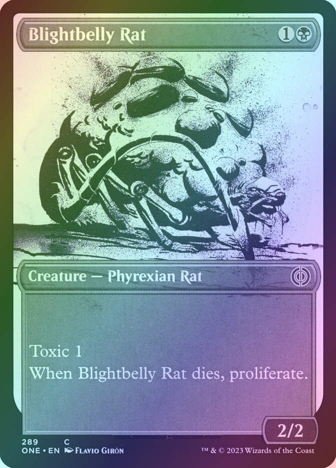 Blightbelly Rat (ONE) (289) / Showcase / Foil