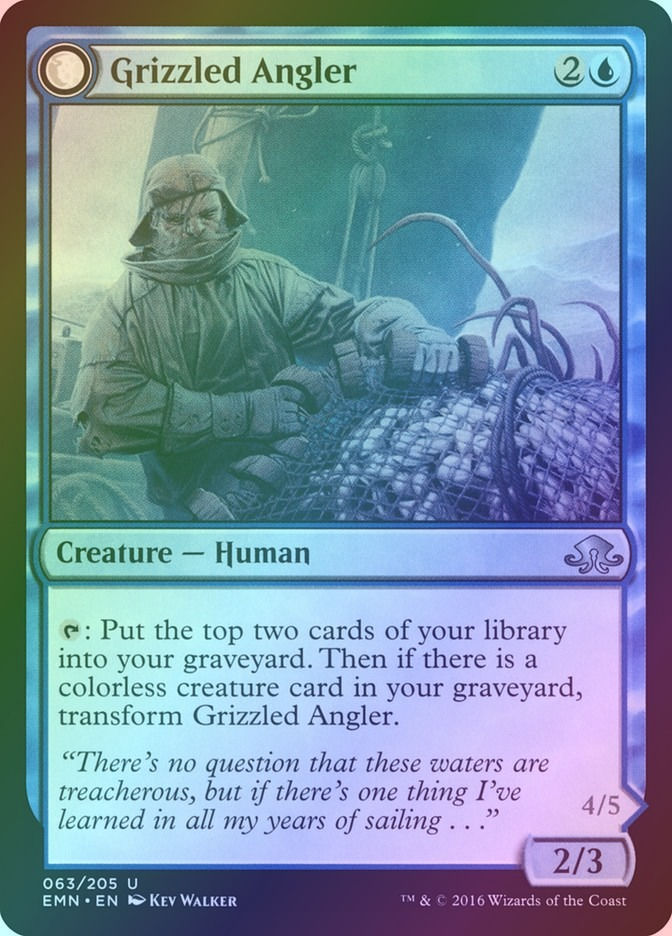 Grizzled Angler // Grisly Anglerfish (EMN) (63) / Foil — cara 1 de 2