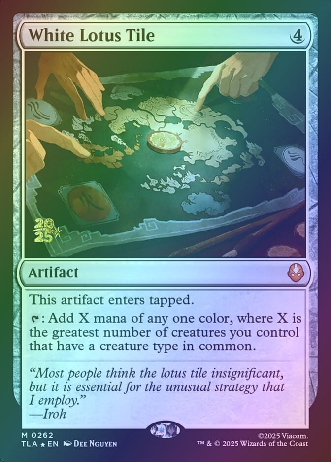 White Lotus Tile (PTLA) (262s) / Foil