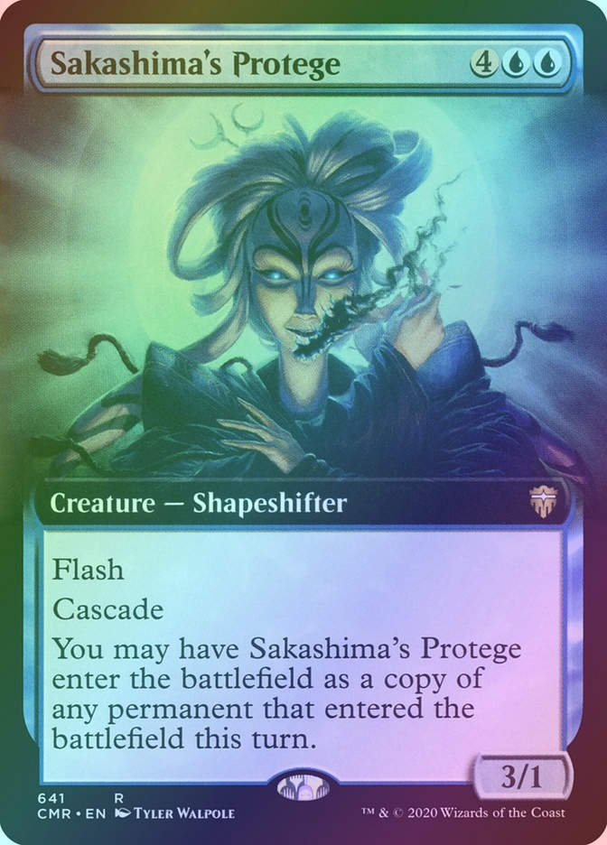 Sakashima's Protege (CMR) (641) / Extended Art / Foil