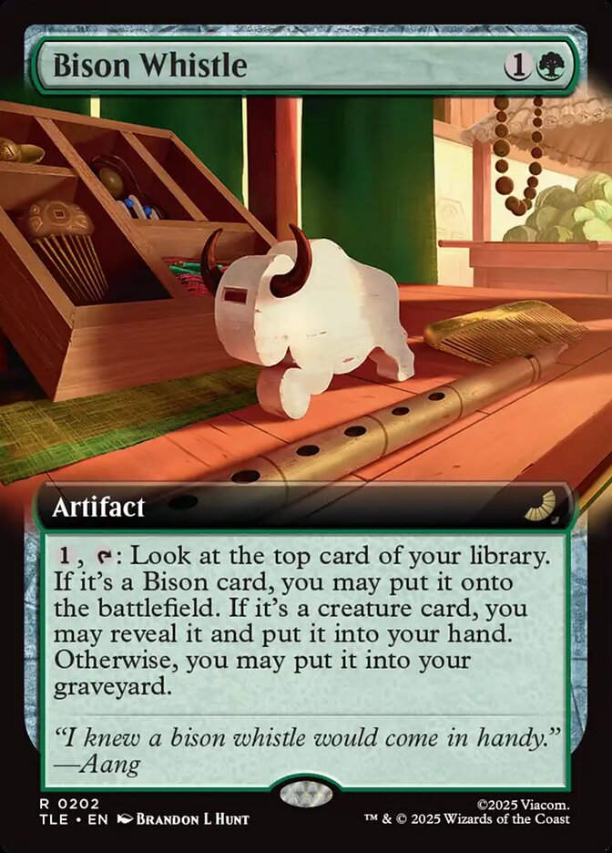 Bison Whistle (TLE) (202) / Extended Art