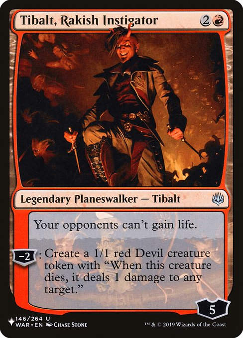 Tibalt, Rakish Instigator (PLST) (WAR-146)
