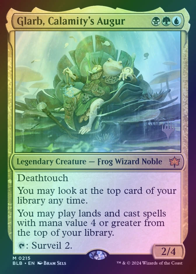 Glarb, Calamity's Augur (PBLB) (215p) / Foil