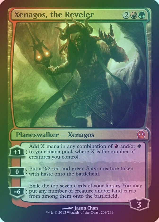 Xenagos, the Reveler (THS) (209) / Foil