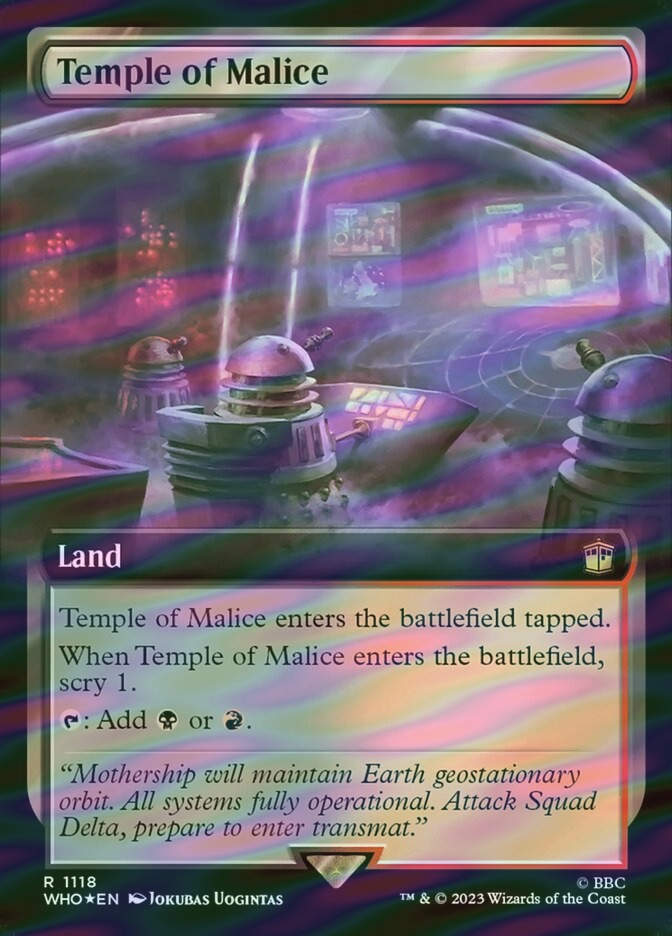 Temple of Malice (WHO) (1118) / Extended Art / Surge Foil