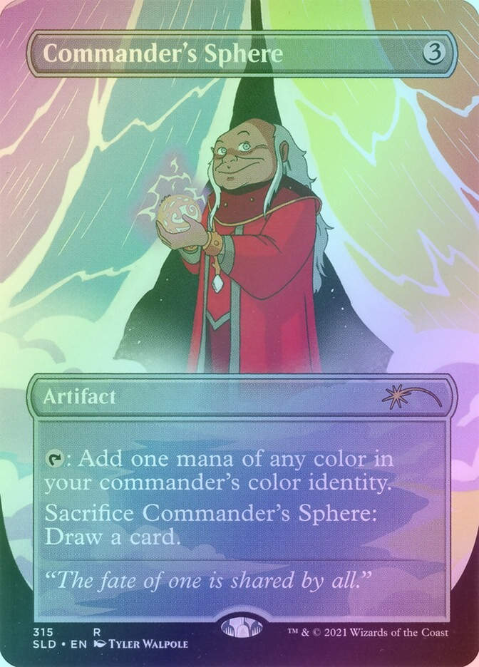 Commander's Sphere (SLD) (315) / Borderless / Foil