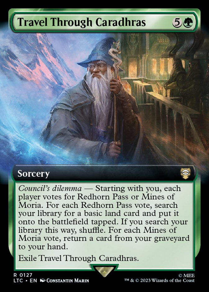 Travel Through Caradhras (LTC) (127) / Extended Art
