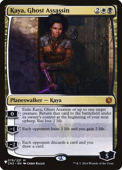 Kaya, Ghost Assassin (PLST) (CN2-75)