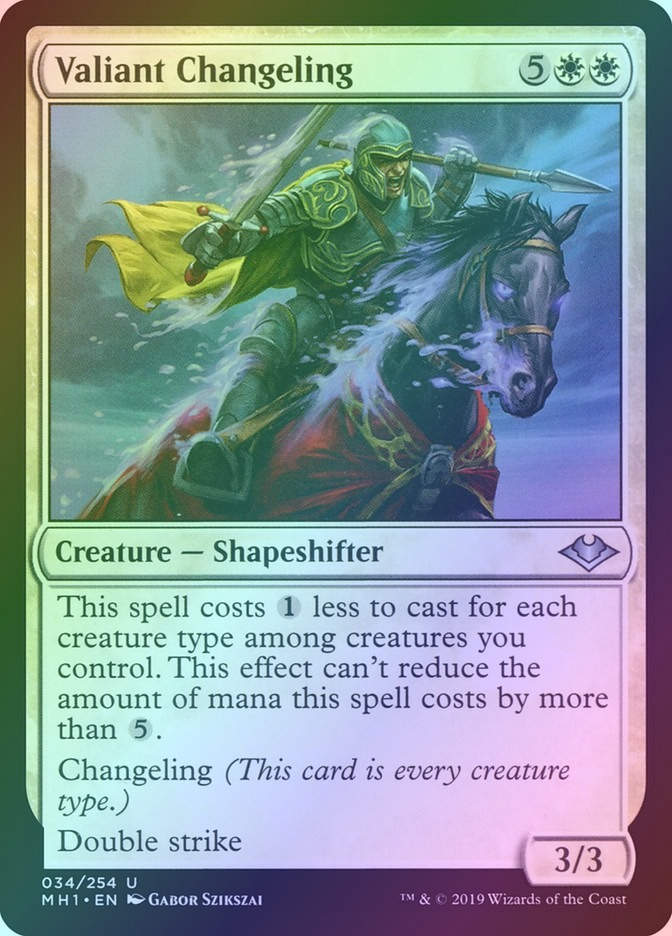 Valiant Changeling (MH1) (34) / Foil