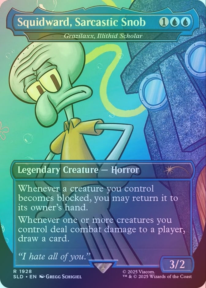 Grazilaxx, Illithid Scholar (SLD) (1928) / Borderless / Foil