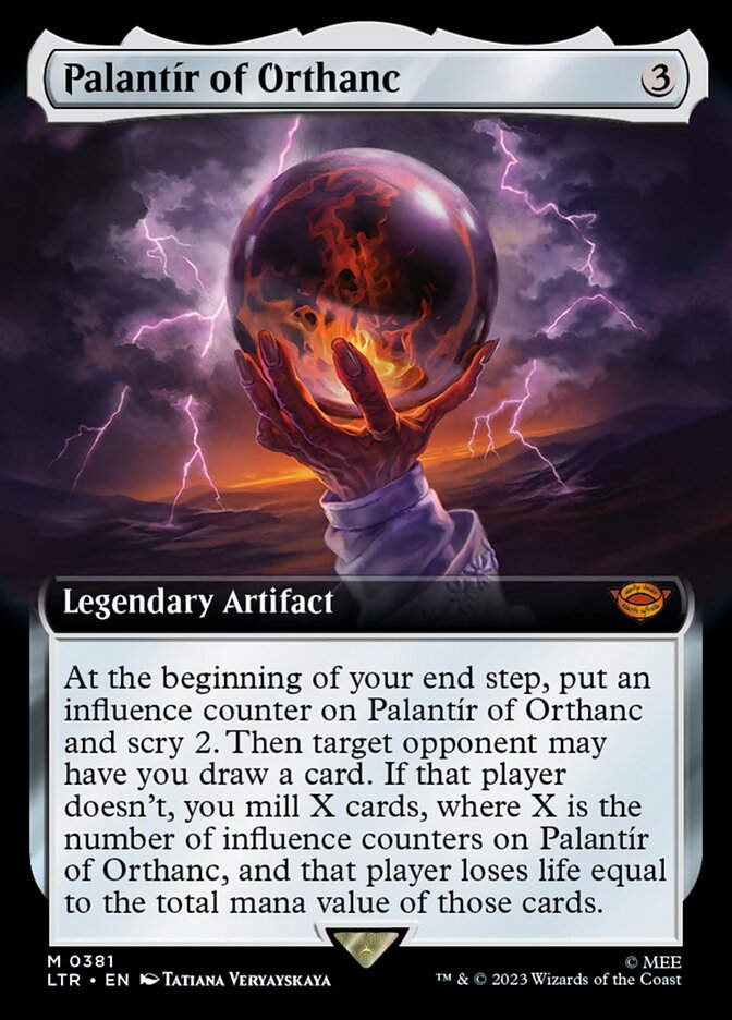 Palantír of Orthanc (LTR) (381) / Extended Art