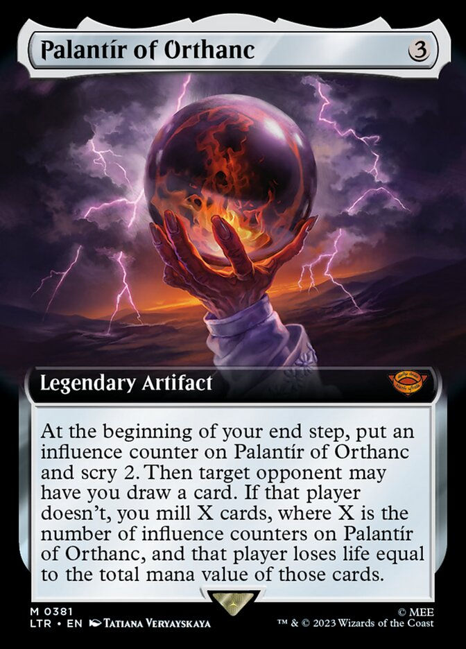 Palantír of Orthanc (LTR) (381) / Extended Art
