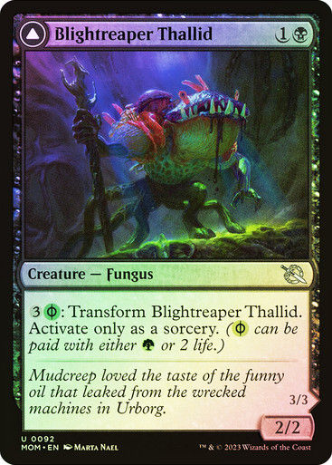 Blightreaper Thallid // Blightsower Thallid (mom) / Foil — cara 1 de 2